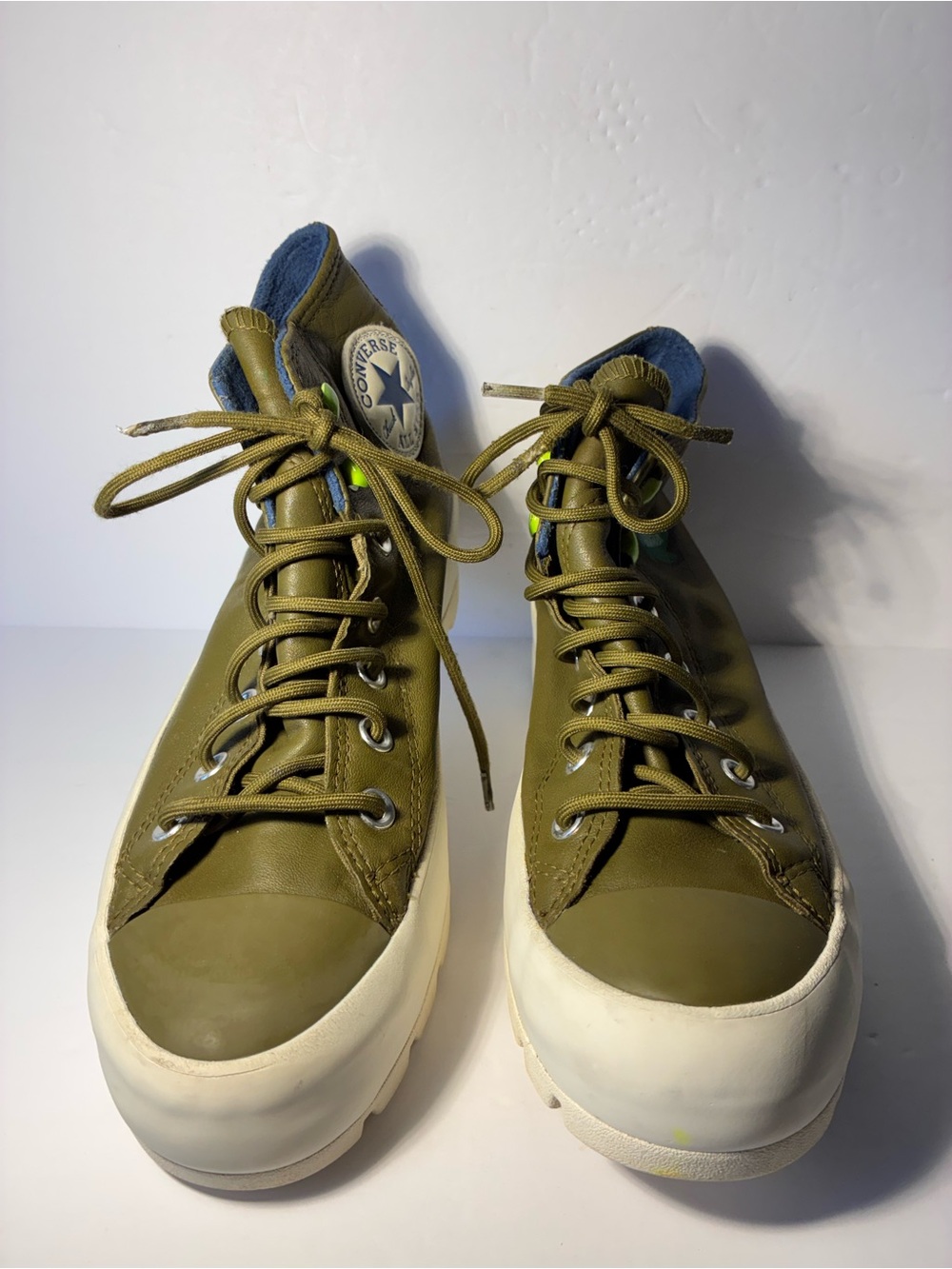 Converse Chuck Taylor All Star Lugged Winter GTX Boots Dark Moss Green Women's 7